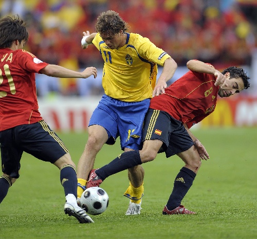 瑞典成功逆袭，战胜西班牙取得三分